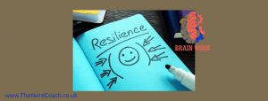 Picture with notebook and resilience drawing
